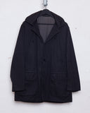 Yohji Yamamoto Drawstring Hooded Coat