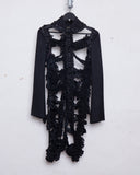 COMME des GARÇONS ruffle cage jacket