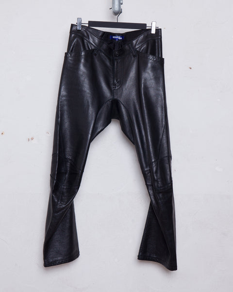 JUNYA WATANABE curved leather pants
