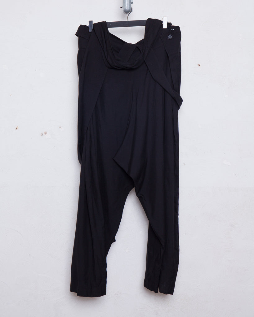 Yohji Yamamoto Apron Scarf Wide Pants