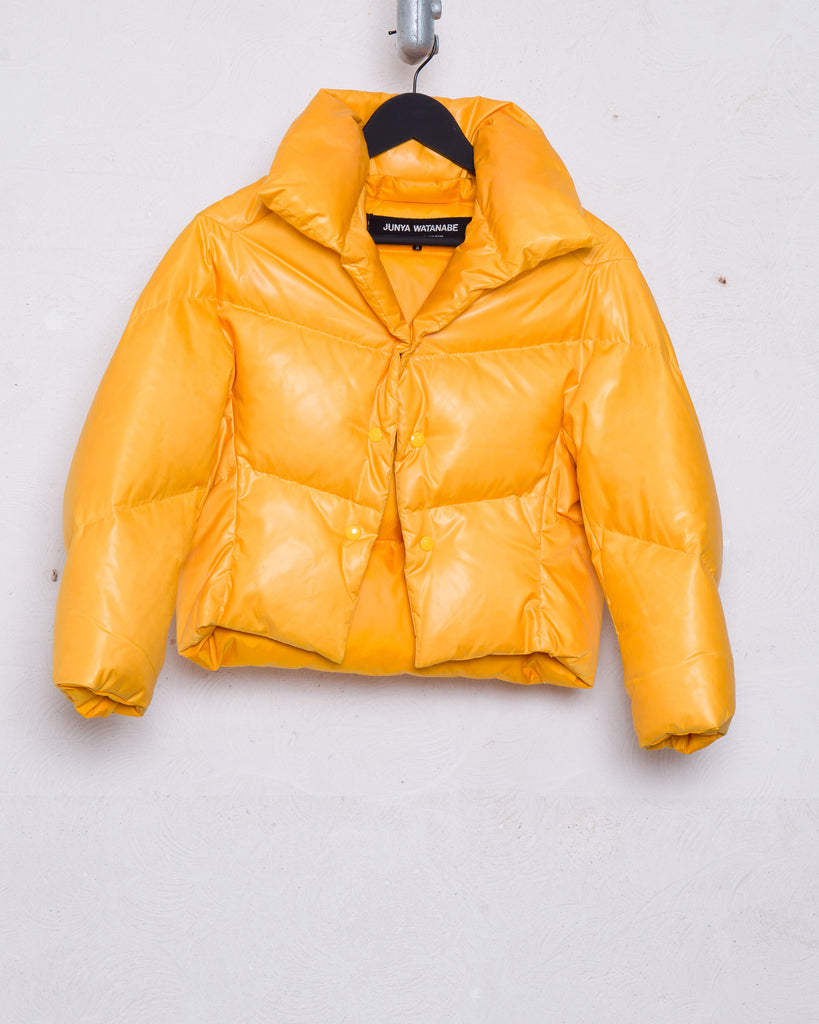 JUNYA WATANABE yellow puffer jacket