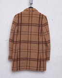 COMME des GARÇONS HOMME PLUS check camel hair jacket