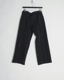 Yohji Yamamoto boiled wool wide stripe pants