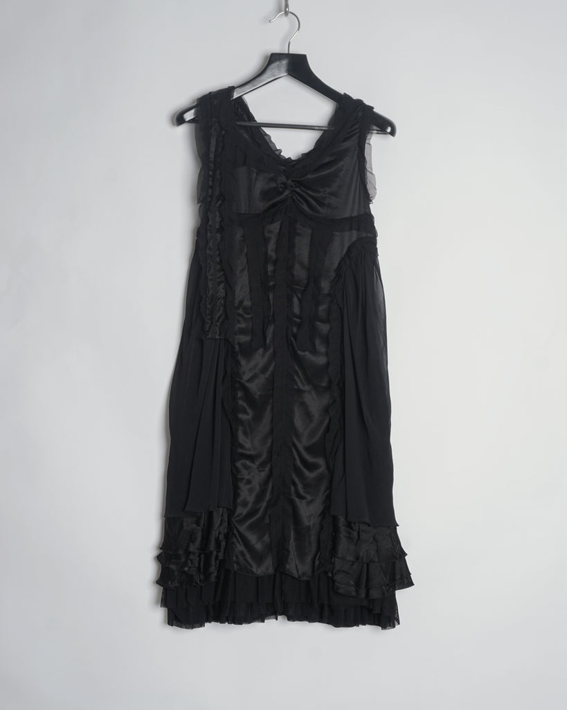 Undercover silk ruffle dress