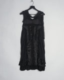 Undercover silk ruffle dress