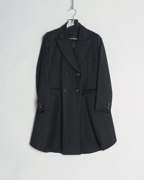 COMME des GARÇONS NOIR KEI NINOMIYA lace up coat