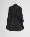 COMME des GARÇONS NOIR KEI NINOMIYA lace up coat