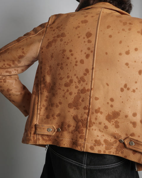 COMME des GARÇONS HOMME PLUS Acid Rain Leather Jacket – dot COMME