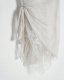 ISSEY MIYAKE PLEATS PLEASE layered gauze dress