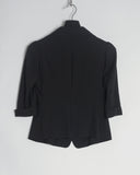 Yohji Yamamoto Noir cropped double breast jacket