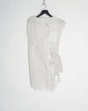 ISSEY MIYAKE PLEATS PLEASE layered gauze dress