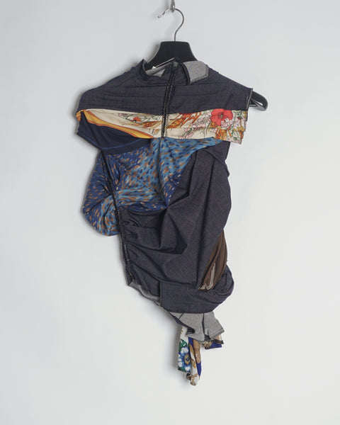 COMME des GARÇONS twisted scarf top – dot COMME