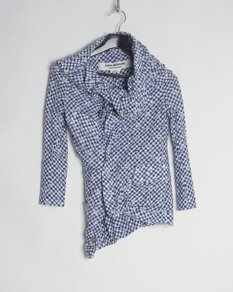 JUNYA WATANABE gingham lace jacket