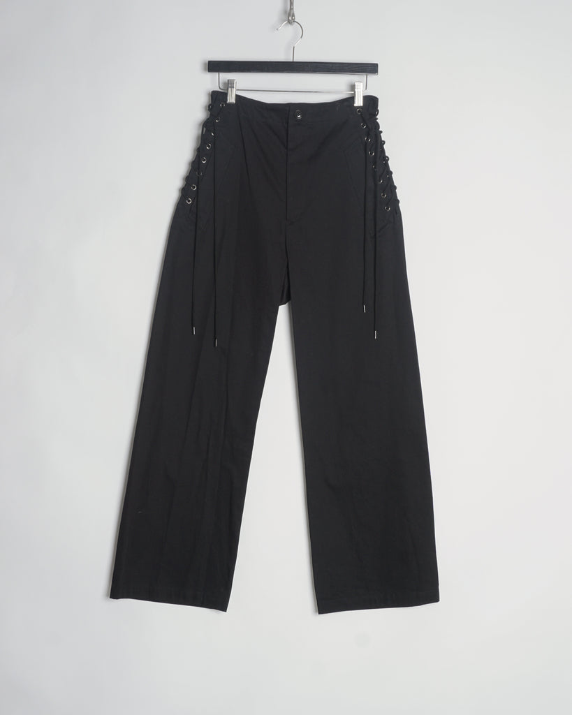 Yohji Yamamoto lace up pants