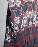 JUNYA WATANABE tartan embroidered dress