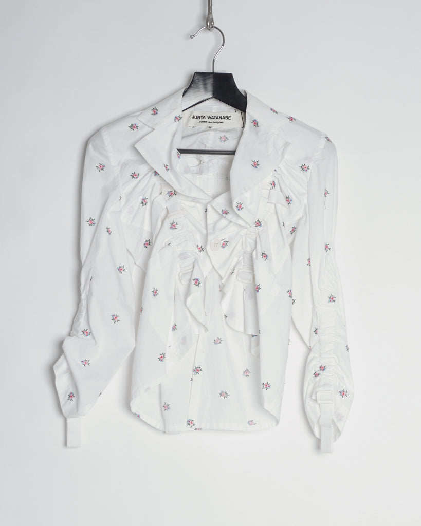 JUNYA WATANABE embroidered floral parachute jacket