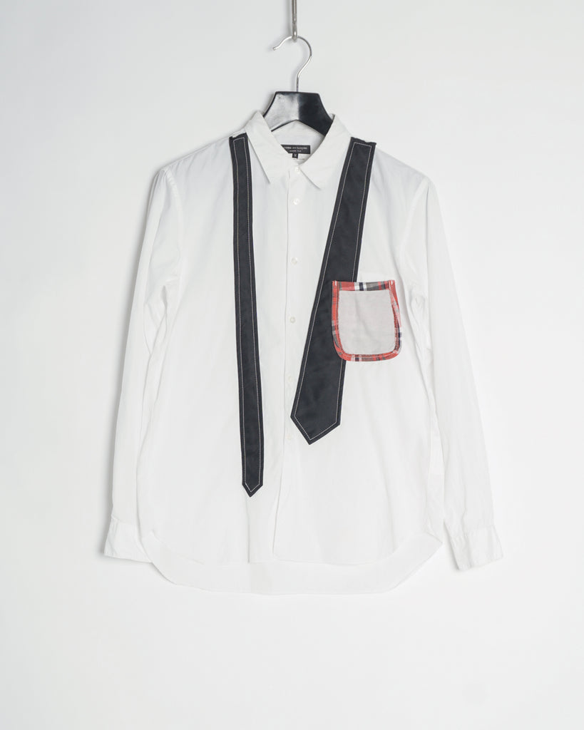 COMME des GARÇONS HOMME PLUS patchwork tie shirt