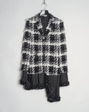 COMME des GARÇONS HOMME PLUS houndstooth party coat