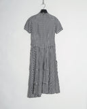 COMME des GARÇONS gingham tier dress