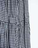 COMME des GARÇONS gingham tier dress