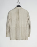 COMME des GARÇONS HOMME distressed leather jacket