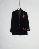 Yohji Yamamoto Pour Homme velvet pimp jacket