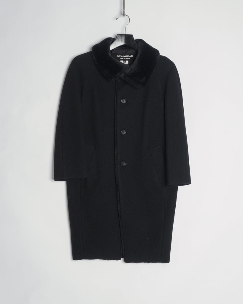 JUNYA WATANABE FUR COLLAR COAT
