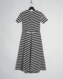 JUNYA WATANABE striped bow dress