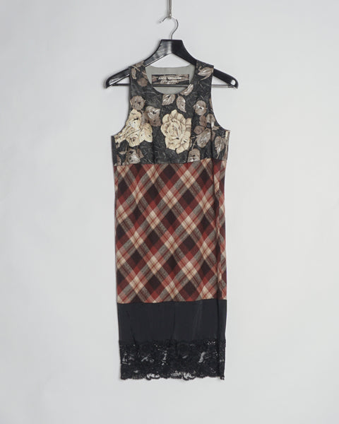 JUNYA WATANABE HAND PAINTED FLORAL DRESS – dot COMME
