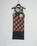 JUNYA WATANABE HAND PAINTED FLORAL DRESS