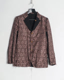 COMME DES GARÇONS REVERSIBLE PEACOCK PRINT JACKET