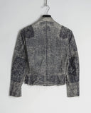 JUNYA WATANABE MAN worn canvas biker jacket