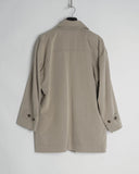 ISSEY MIYAKE MEN shawl lapel overcoat