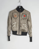 Yohji Yamamoto Ys for Men reversible military patch jacket