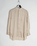 ISSEY MIYAKE golden silk shirt