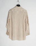 ISSEY MIYAKE golden silk shirt