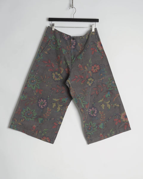 Yohji Yamamoto Ys floral print shorts