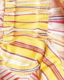 COMME des GARÇONS HOMME PLUS striped elastic panel shorts