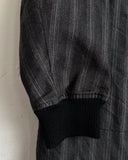 Yohji Yamamoto Grey Stripe Coat