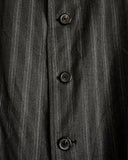 Yohji Yamamoto Grey Stripe Coat