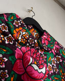 Comme des Garçons 2d Velvet Floral Dress