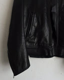 Yohji Yamamoto Horsehair Leather Biker Jacket