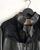 Yohji Yamamoto Horsehair Leather Biker Jacket