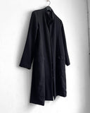 Yohji Yamamoto Hook and Eye Coat
