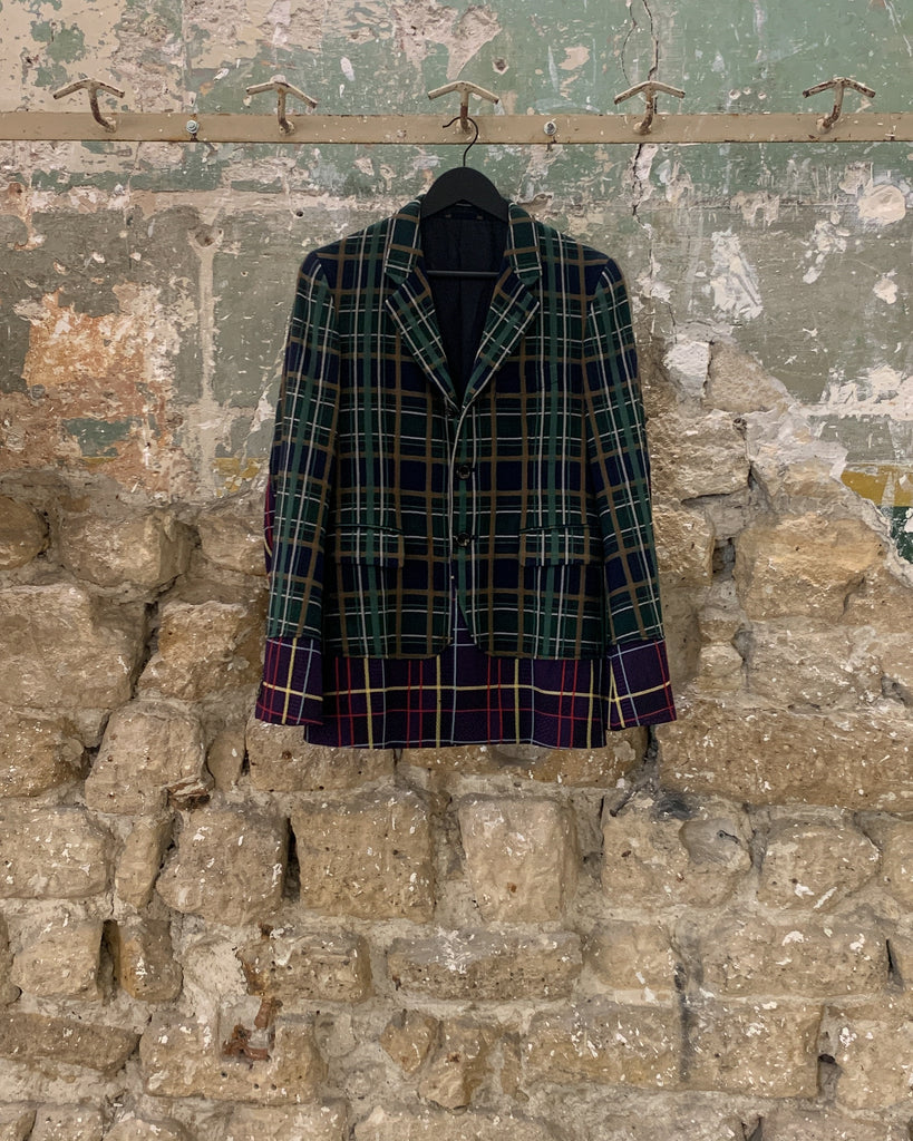 Comme des Garcons Homme Plus Tartan Time Blazer