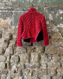 Comme des Garcons Raspberry Ripped Jacket