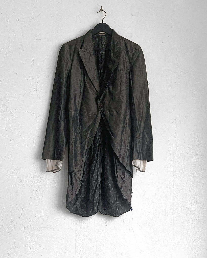 Comme des Garçons Homme Plus Hatching Tail Coat