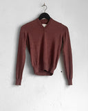 Martin Margiela Rust V Neck Jumper