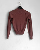 Martin Margiela Rust V Neck Jumper