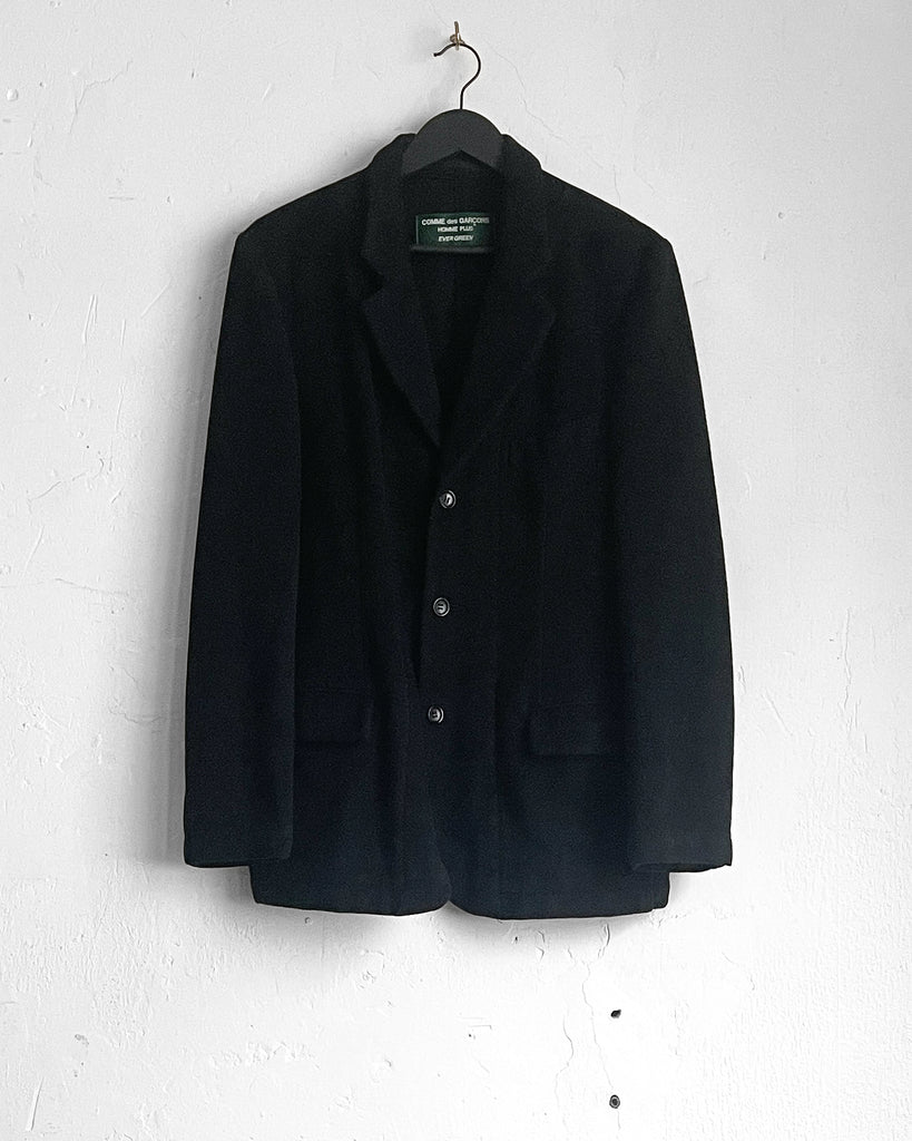 Comme des Garçons Homme Plus Evergreen Felted Angora Wool Blazer